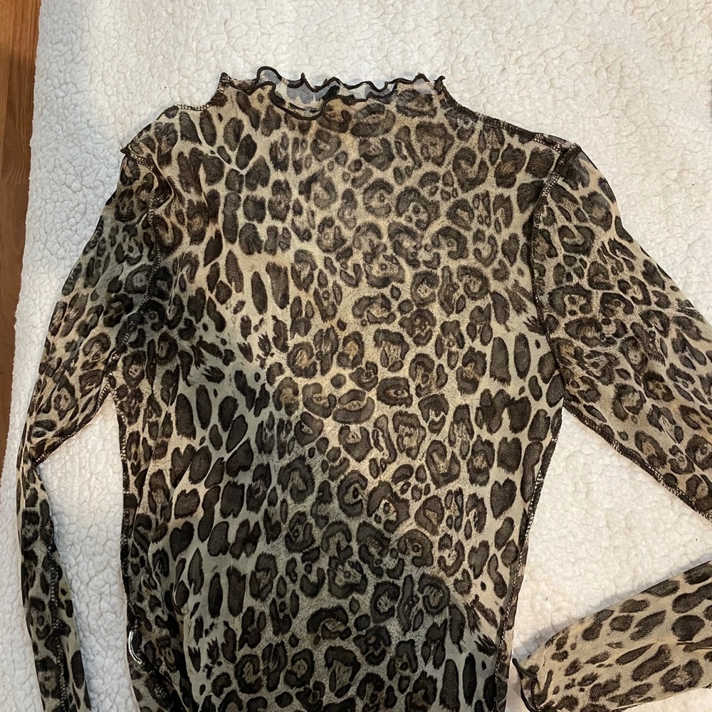 Forever 21 Cheetah Top